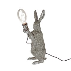 TABLE LAMP MEISTER RABBIT SILVER 